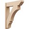Ekena Millwork 7 1/2-in W x 28-in D x 36-in H Balboa Slat Rough Cedar Woodgrain TimberThane Outlooker, Primed Tan OUTUR075X28X36BOA24RCPR - alternate 1